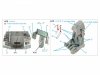 Quinta Studio QD48440 F-35B 3D-Printed & coloured Interior on decal paper (Tamiya) 1/48